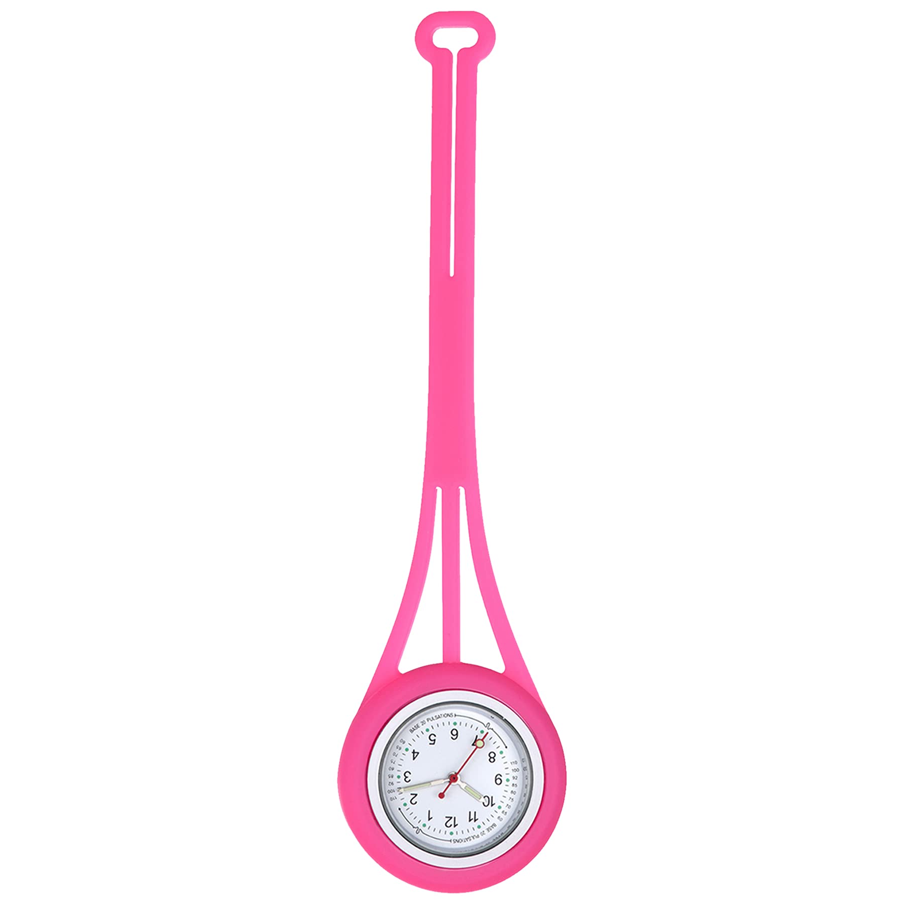 

Lancardo Watch Nurse Carabiner Watch Analog Pocket Watch Clip Amazon Keychain Watch Waterproof Nurse Watch Pulse Measurement Scale Pocket Watch Daily