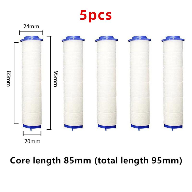5Pcs Spray Head PP Cotton Filter Cartridge Is Suitable For Most Handheld Shower Bathroom Accessories