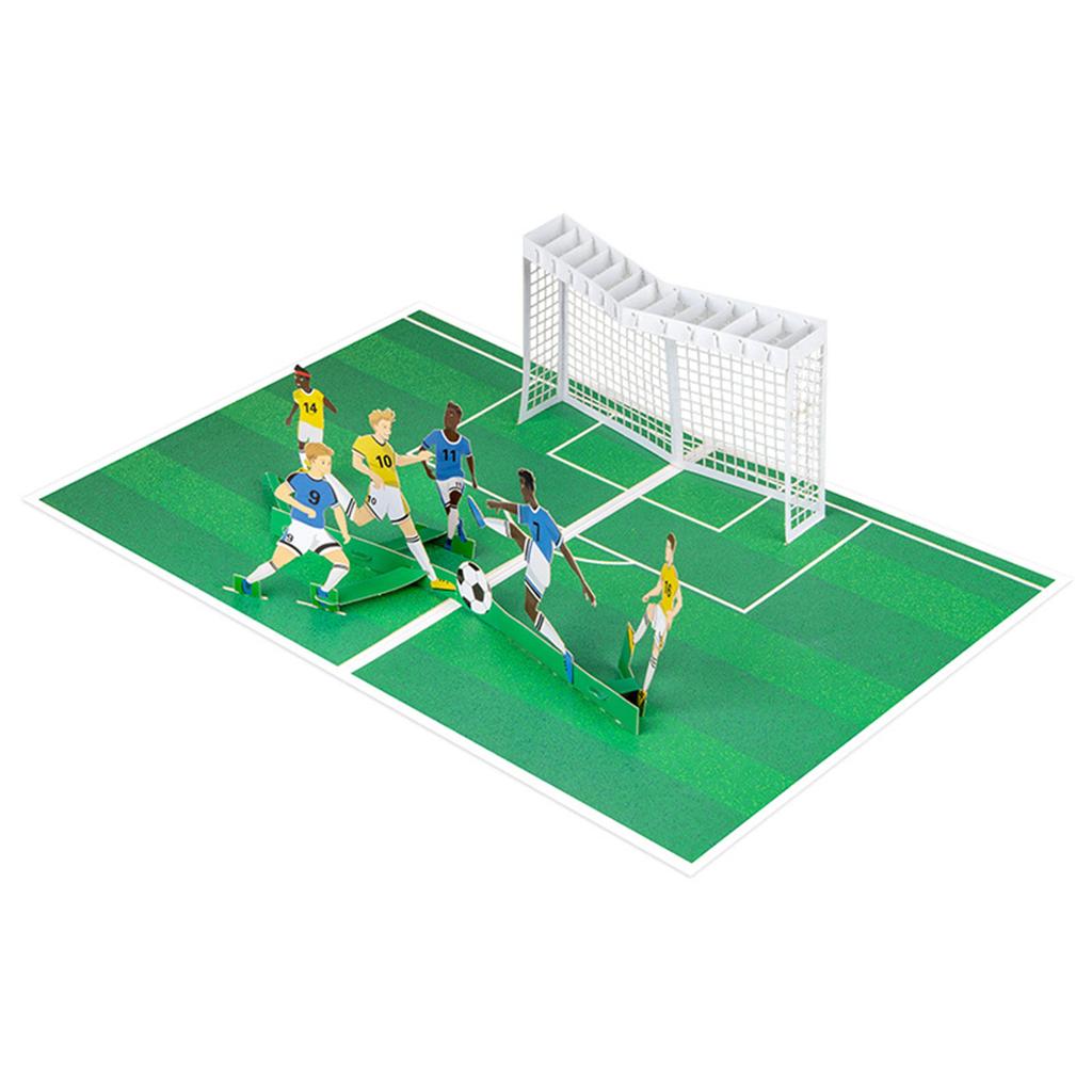 Football Handmade 3D Pop Up Card Pop Up Greeting Card Sports Card Happy Birthday Card Fathers Day Card with Envelope
