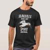Seagulls Are My Spirit Animal Funny Seagull Bird T Shirt Vintage Washed Unisex Fashion Soft Stylish Homme Comfortable Slightly