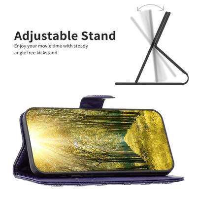 For Samsung Galaxy M35 5G Leather Phone Case Rhombus Grid Pattern