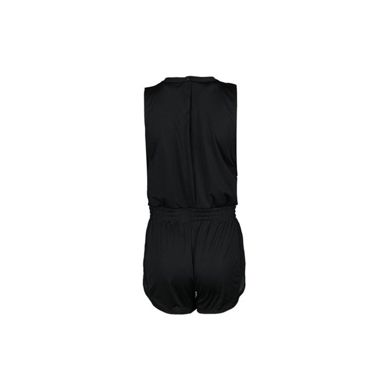 Nike Logo Quick-Dry Running Sports Jumpsuit Women Jumpsuit Black AQ5116-010
