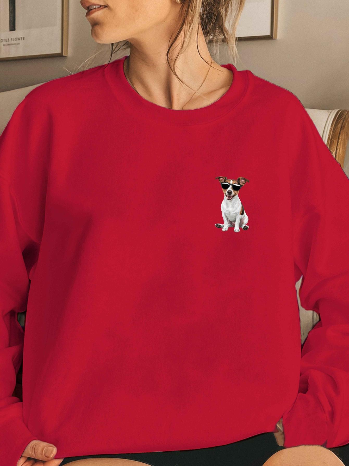 Женские свитшоты с папой джек-расселом S