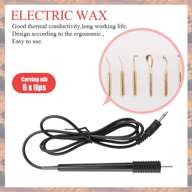 2025 Trend Electric Waxer Tips Wax Carving Knife Pen Pencil Accessories