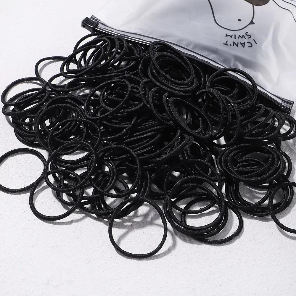 50 szt. Gumki do włosów Opaski Gumki do kucyka Sznurek Scrunchies Obręcz Colet Opaska do włosów dla Kobiety Mężczyzny Dziewczynki Cienkie Akcesorium do fryzury