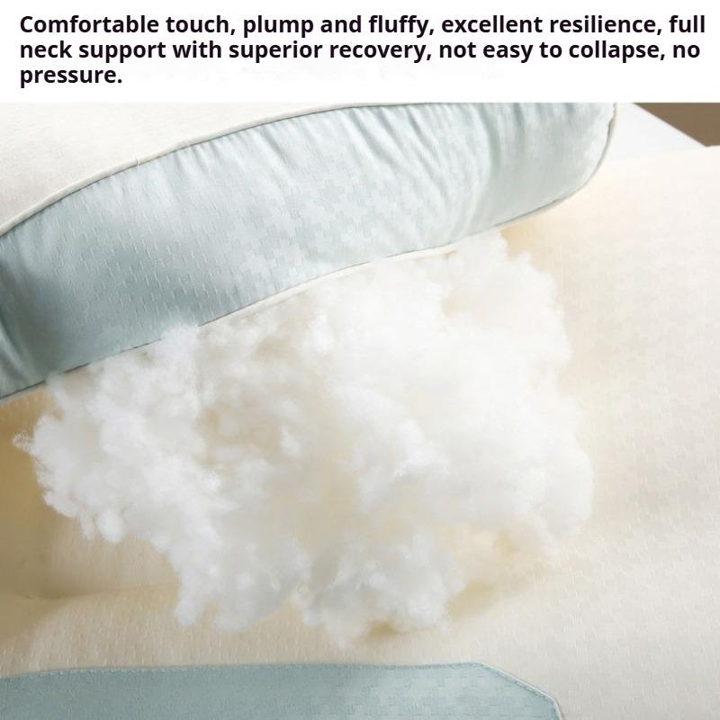 Washable Pillow To Protect The Cervical Spine and Help Sleep Pillow Core for Adults, Single Household Dormitory Pillow