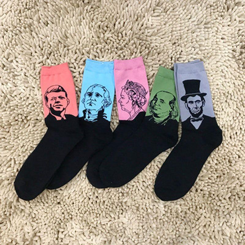 

President Wear Street Queen Socks For Lovers Socks For Female Male Accessories
