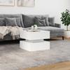 VidaXL Coffee Table with LED Lights, End Table, Side Table, Living Room Furniture, Home Interior, 839854