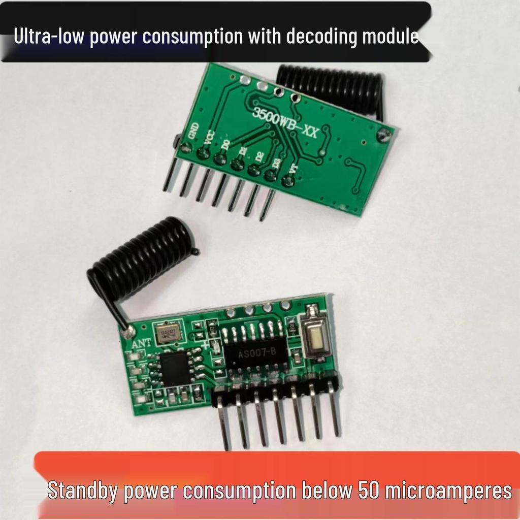 433 MHz Low Power No-Decoding Receiver Module for Low-Frequency Signal Transmission