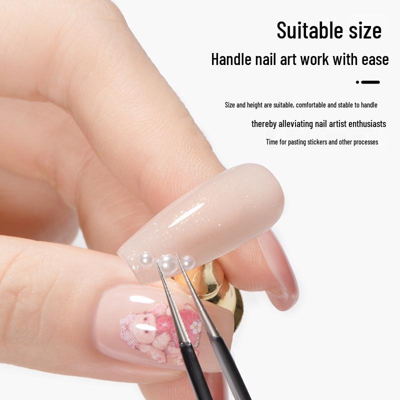 Fairy Aurora Iridescent Acrylic Nail Art Practice Stand with Strong Magnet Holder