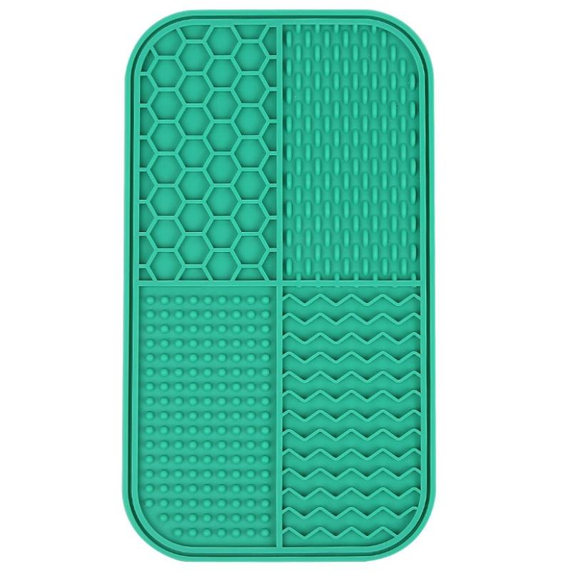 1PC Silicone Pet Licking Pad Dog Licking Pad Pet Suction Pad Anti-Choking Slow Food Bowl