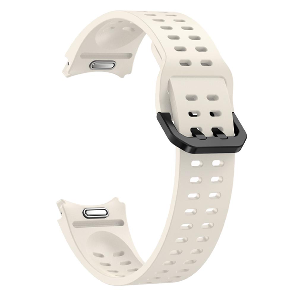 Pentru Samsung Galaxy Watch7/Watch6/Watch 5 44mm 40mm Brățară de Ceas din Silicon Curea cu Buton cu Două Găuri