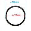 Litepro Rims 349 16x1-3/8 For Brompton Aluminum Alloy Double Wall All Black 20-24-28-36H Schrader valve Folding Bike Wheel Rim