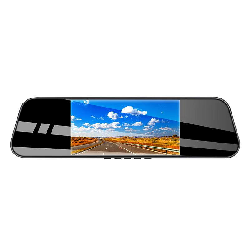 

VELUT C60 1080P Touch Screen Rearview Mirror Dash Cam with Front & Rear Dual Recording