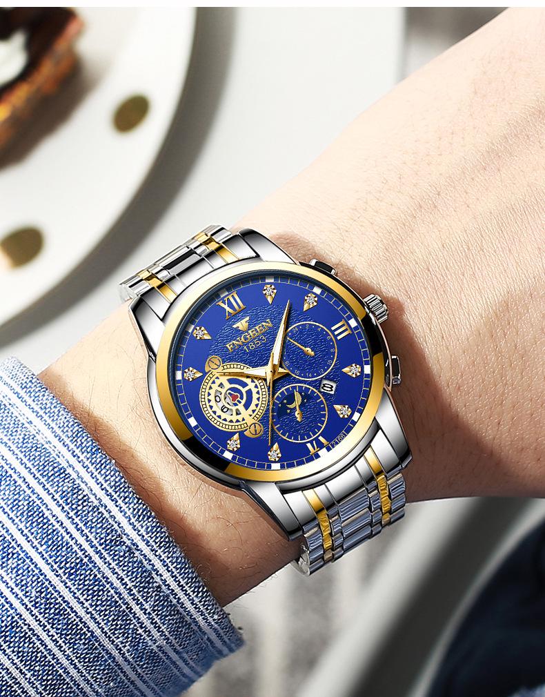 Orologio Sportivo Meccanico Impermeabile alla Moda da Uomo Fen Zun