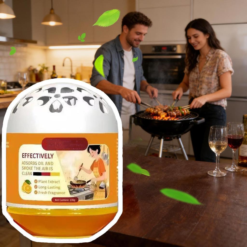 Indoor Air Purification Box 120g Long-Lasting Kitchen Freshener Oil Absorb Air Fresheners for Home for Cooking Living Room