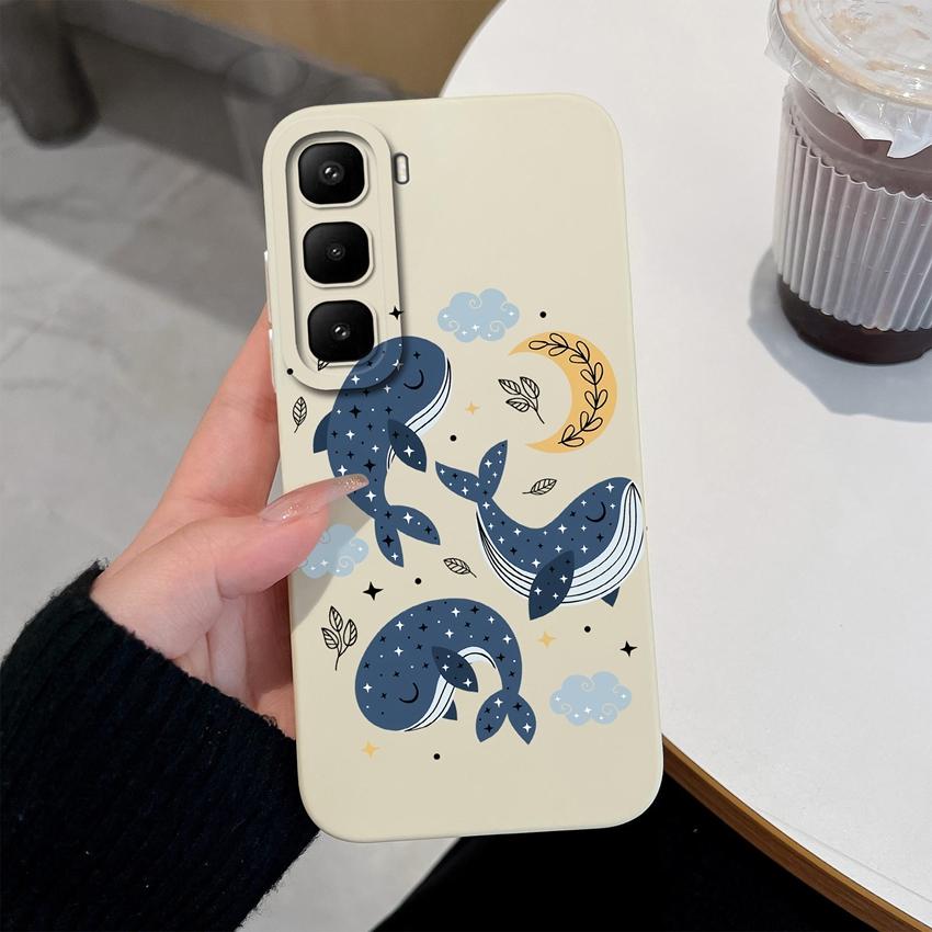 For Infinix Hot 60 50 Pro Plus 40Pro 30 Play 70 60i 50i 40i 30i Phone Case Sweet Bunny Cake New Upgrade Soft Smooth Silicone Lightweight Durable Shell