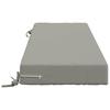 Seat Cushion SOEST 100percent  Polyester Gray 120 X 40 X 10 Cm