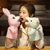 Plush Hand Puppet Donkey Lamb Panda Rabbit Soft Stuffed Animal Hand Puppet Toy for Storytelling