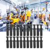 100Pcs Pneumatic Composite Plug Connector Tube Push To Connect Blanking Industry Equipment