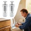 Toilet Seat Screws Replacement Kit Bathroom Repair Hardware Set 2 Pieces Toilet Seat Tightening Fastener For Floor Mount