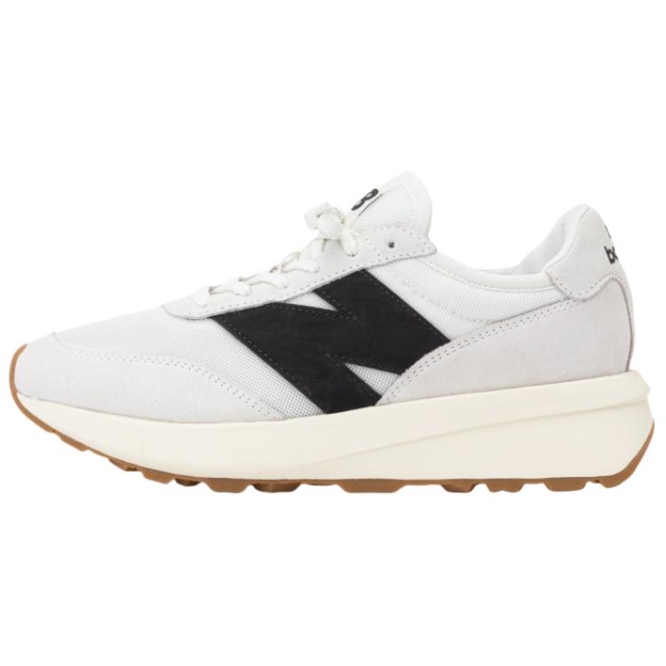 New Balance 370 Sea Salt Black Cement Unisex Sneakers Cream U370CA