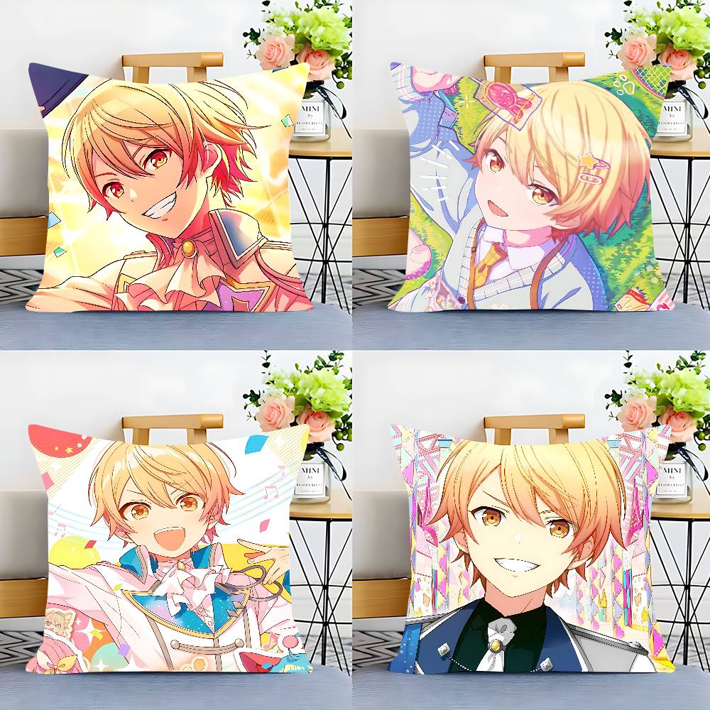 Tenma Tsukasa Cartoon Pillow Case Removable Washable Cushion Cover – All-Season Soft Linen