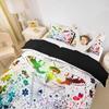 Erosebridal Sugar Skull Comforter Cover Set Skeleton Bones Duvet Cover,Gothic Moth Decor Bedding Sets Twin Magic Unicorn Rabbit Skulls Beddi