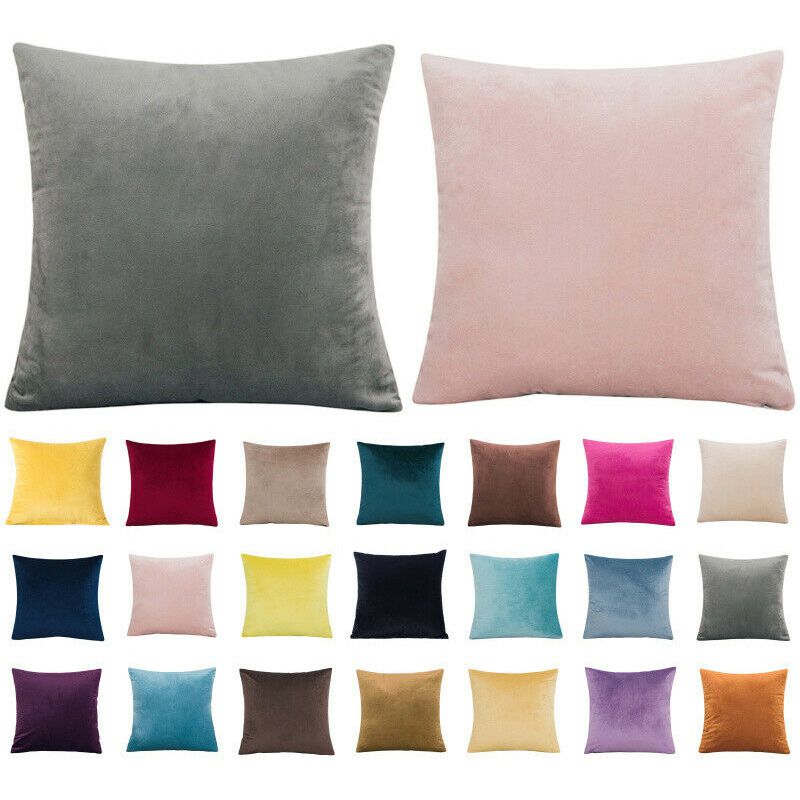 colored zippered pillow cases
