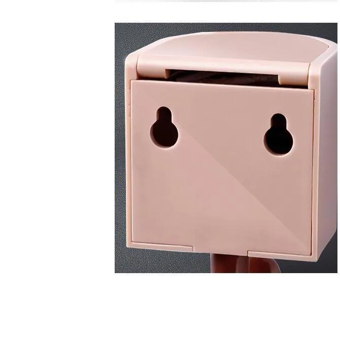 1 Pcs Squirrel Hook Viscose Hook Free Punch Household Cartoon Cute Decorative Door Key Hook Clothes Hook