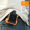 Waist Mount Clip on Fan USB Rechargeable Hand Free High Speed Portable Mini Cooling Fan for Outdoor Working Camping Travel Sport