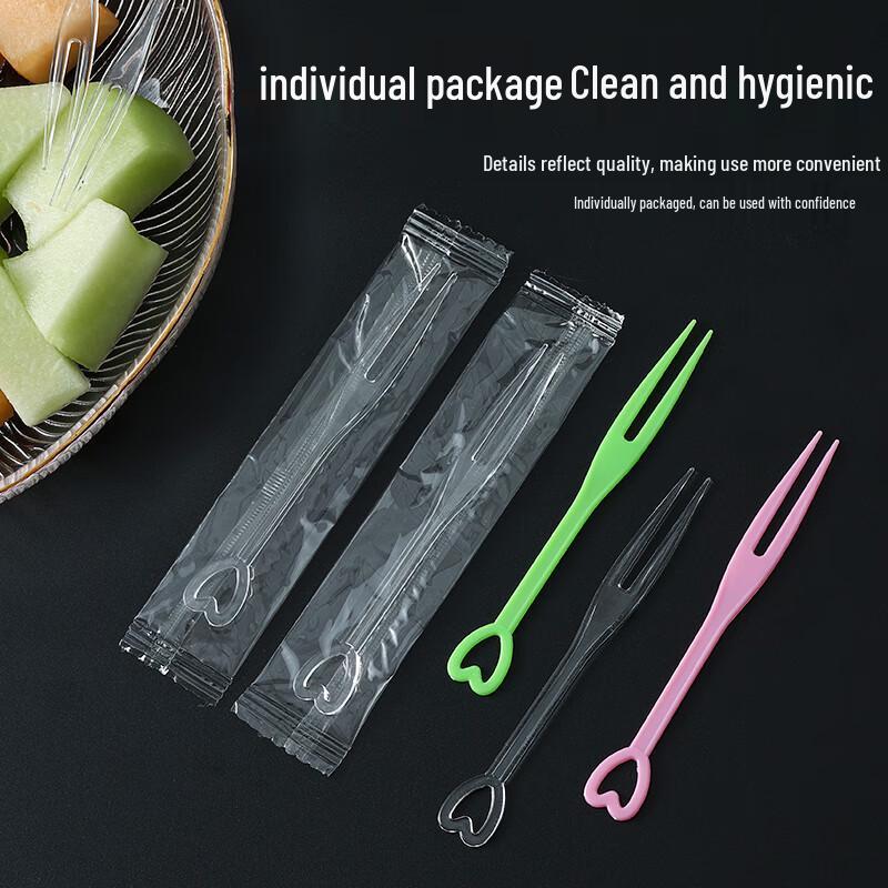 Disposable Plastic Fruit Forks
