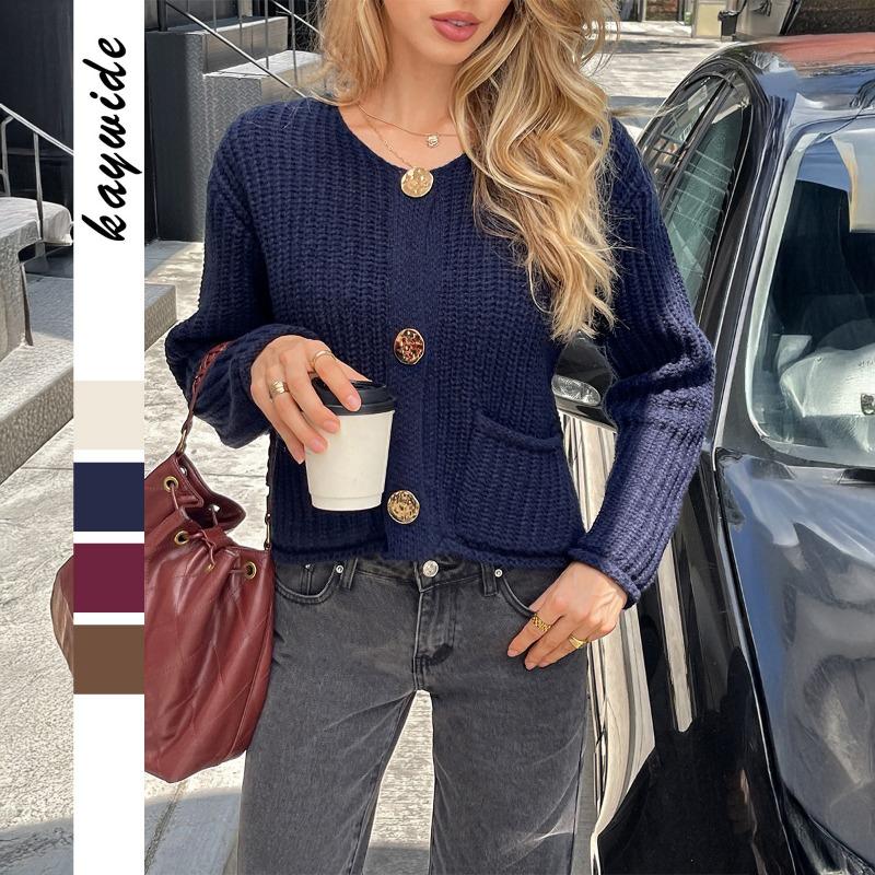 Casual Holiday High-end Woolen Long-sleeved Shirts and Sweaters for Women 2025 Autumn Winter