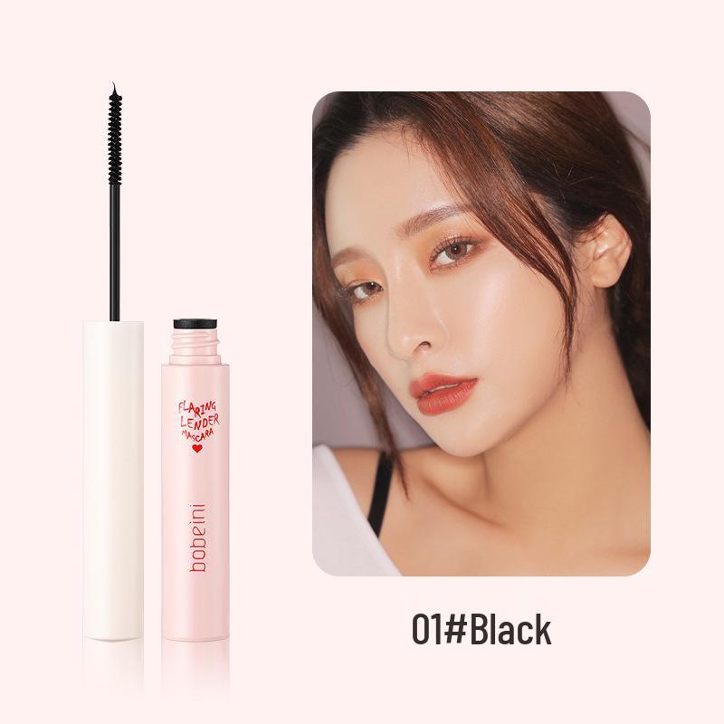 Long-Lasting Waterproof Mascara for Curling & Lengthening with Fine Brush - Smudge-Free & Beginner Friendly