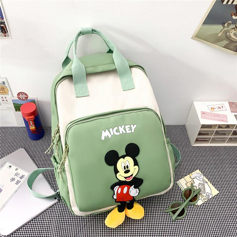 Design Blocked Color Children Backpack For Daily School Use