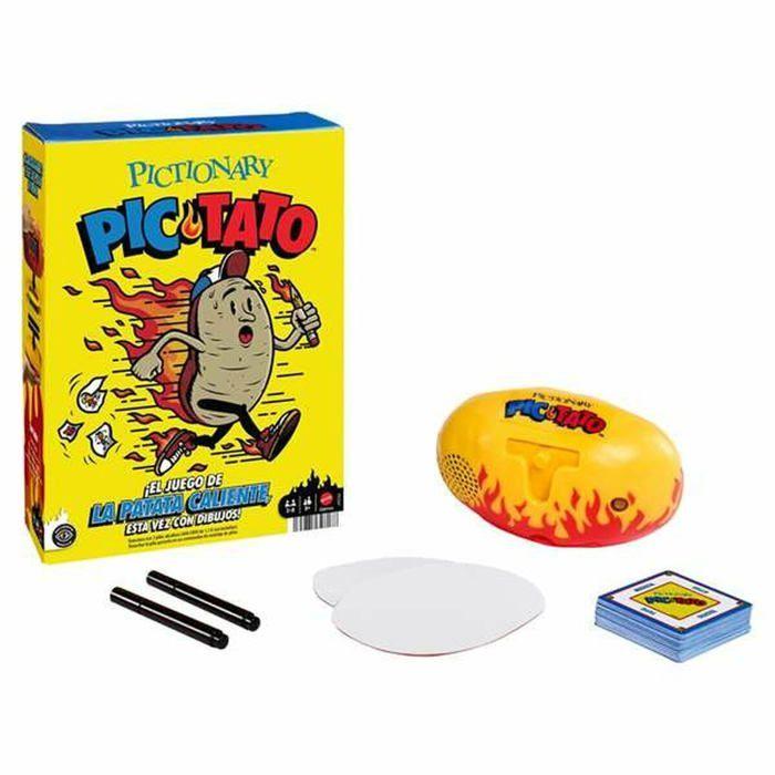 Jeu de société Pictionary Pic-Tato - Mattel Games - Multicolore - 6.78x16.32x9.23 cm - 500 g - Plastique