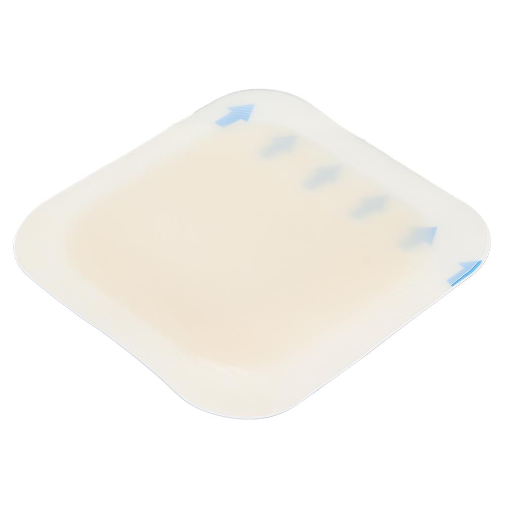 Kreuzbein-Silikonverband. Hochsaugfähiges Silikon-Klebepad mit Rand für die Wundversorgung und schnelle Heilung