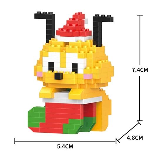 Disney Anime Prinzessin Bausteine Stitch Mickey Mouse Mini Action Spielfiguren Blöcke Spielzeug Ziegel Zusammenbauen Spielzeug Kinder Geschenke