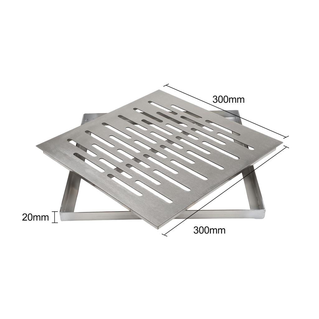 Capac de scurgere antiderapant din oțel inoxidabil cu design îmbunătățit pentru drenaj