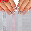 8pcs/set Cute Mini Star Nail Stickers Shiny Silver Gold Pink Red Black White Star Nail Decals Y2k Pentagram Nail Accessories 6E#
