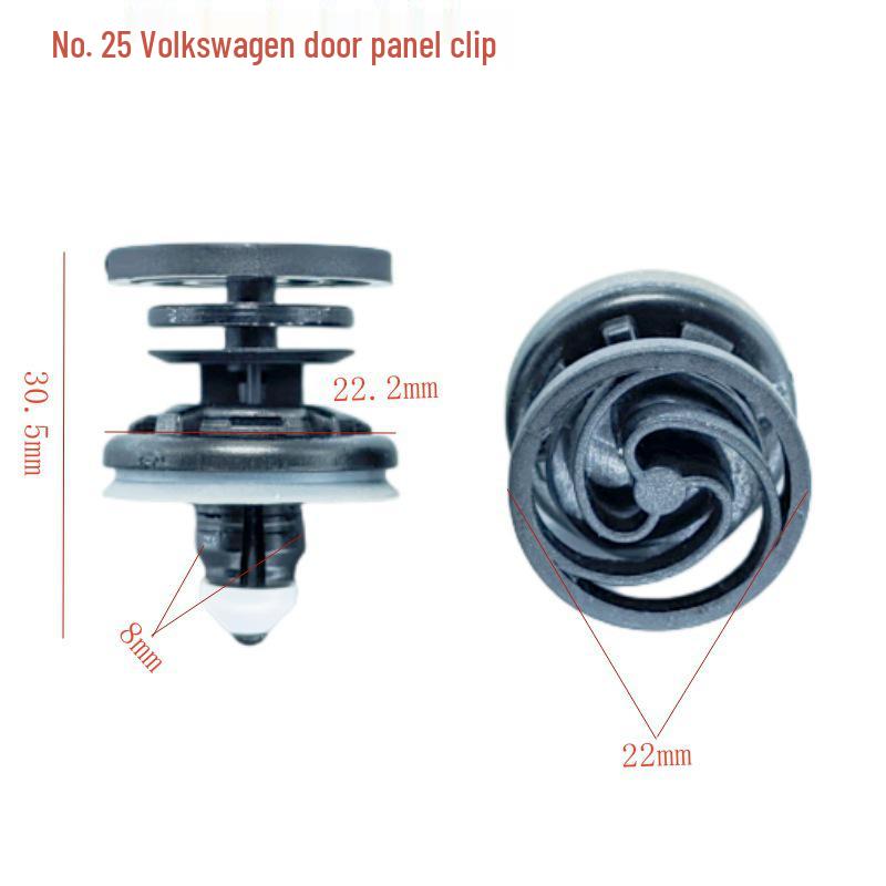Universal Nylon Door Panel Clip: Car Interior, Tailgate, Trim Fastener