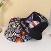 Fashion Trend Full Print Flower Butterfly Double Sided Fisherman Hat Suitable for Women Leisure Entertainment Shade