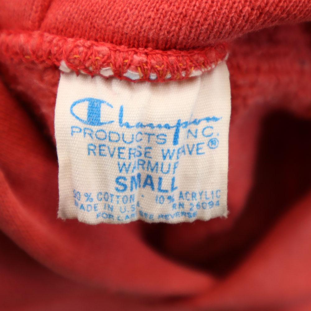 Champion 70s Made in USA Reverse Weave REVERSE WEAVE Single Tag Blue Single Vintage Long sleeve Sweatshirts Men's Used