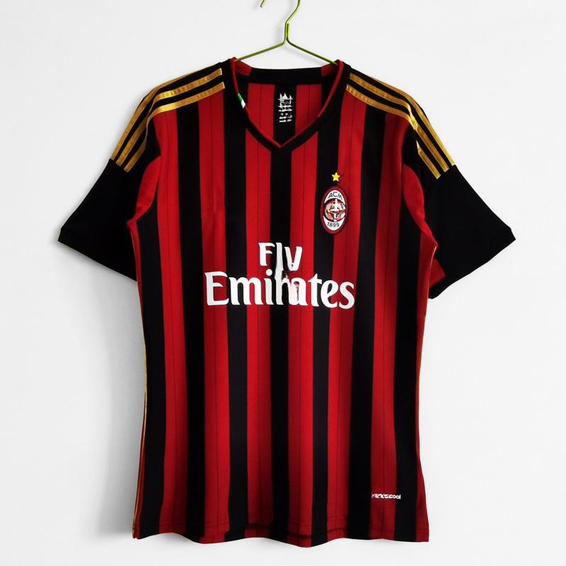 Wholesale Serie A Classic Retro Football Jersey AC Milan Kaka Inter Home and Away Short Sleeves Undertake Delivery