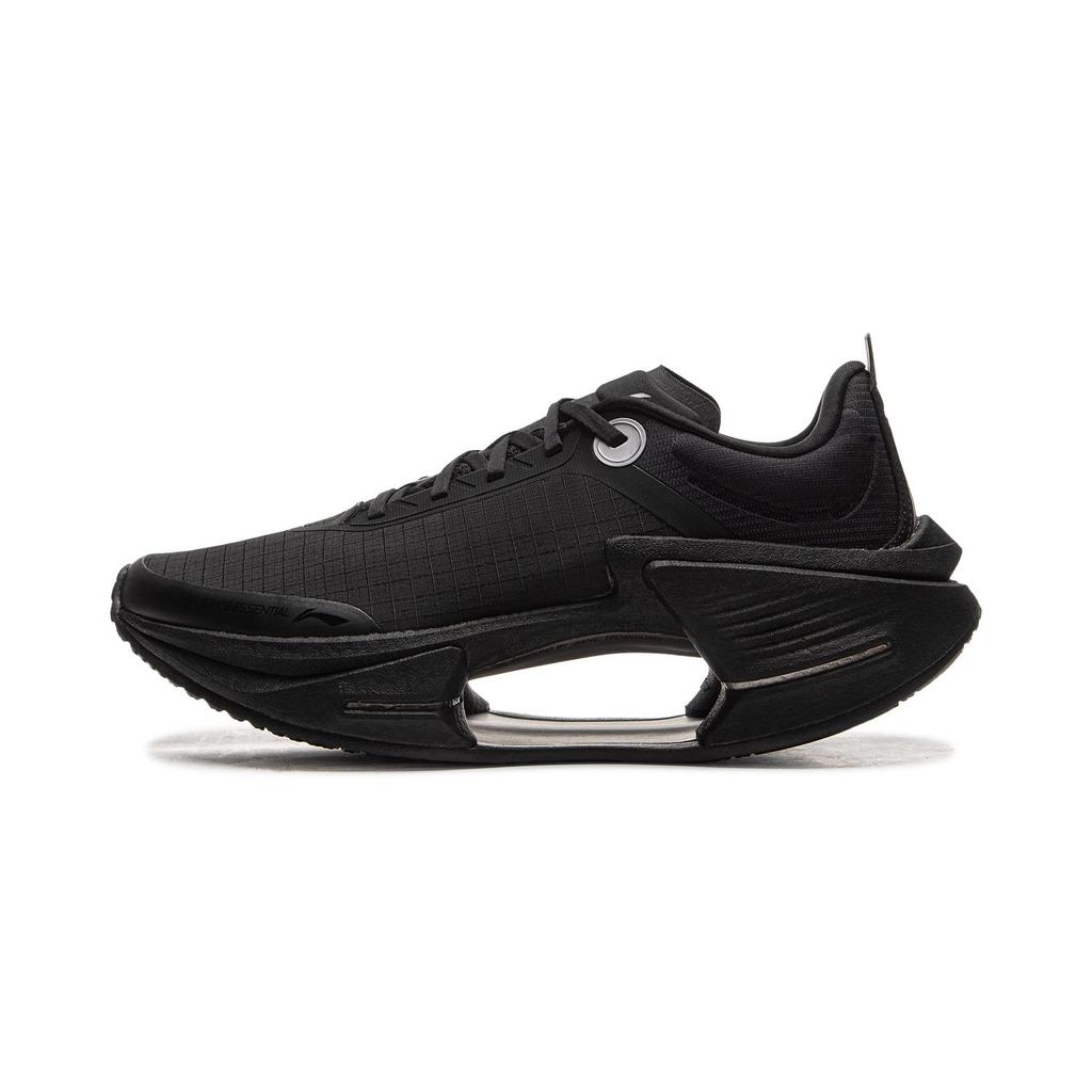 Li Ning Shadow 3 Essential Niedrig geschnitten 29428542 Freizeit Marathon Rennen Laufschuhe Herren Schwarz Silber ARRV003-36