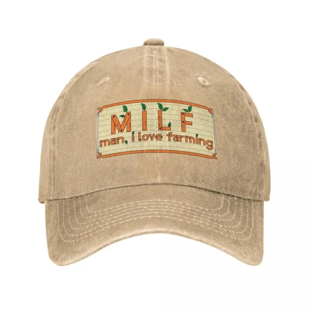 2025 Summer Unisex I Love Farming Baseball Cap Hiking Hat Kids Hat Women Hat Casual and Versatile Outdoor Sun Protection Fashion