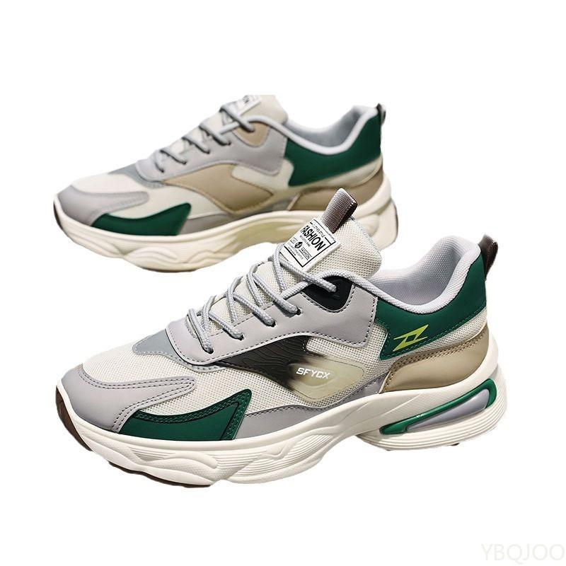 Men's summer breathable fashion versatile shoes wear-resistant mesh sports shoes casual comfortable thick soled men's sneakers