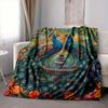 1PC Peacock Garden Fountain Blanket, Throw For Sofa, Bed, Travel, Printing Blanket With Soft And Warm Fabric yy250918161