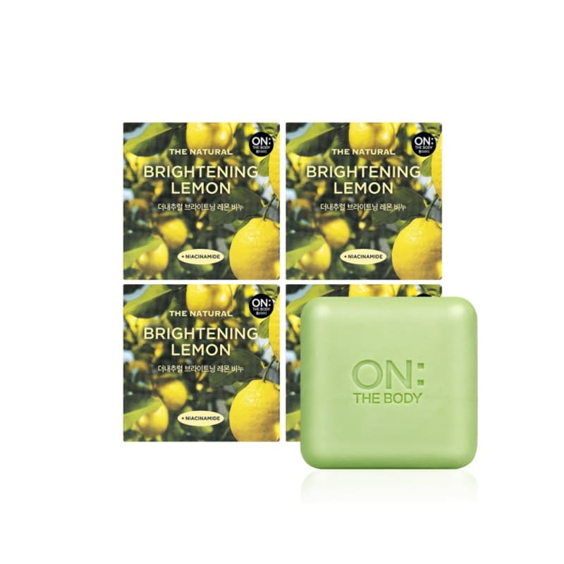 On the Body The Natural Lemon Verbena Soap 90g x 4