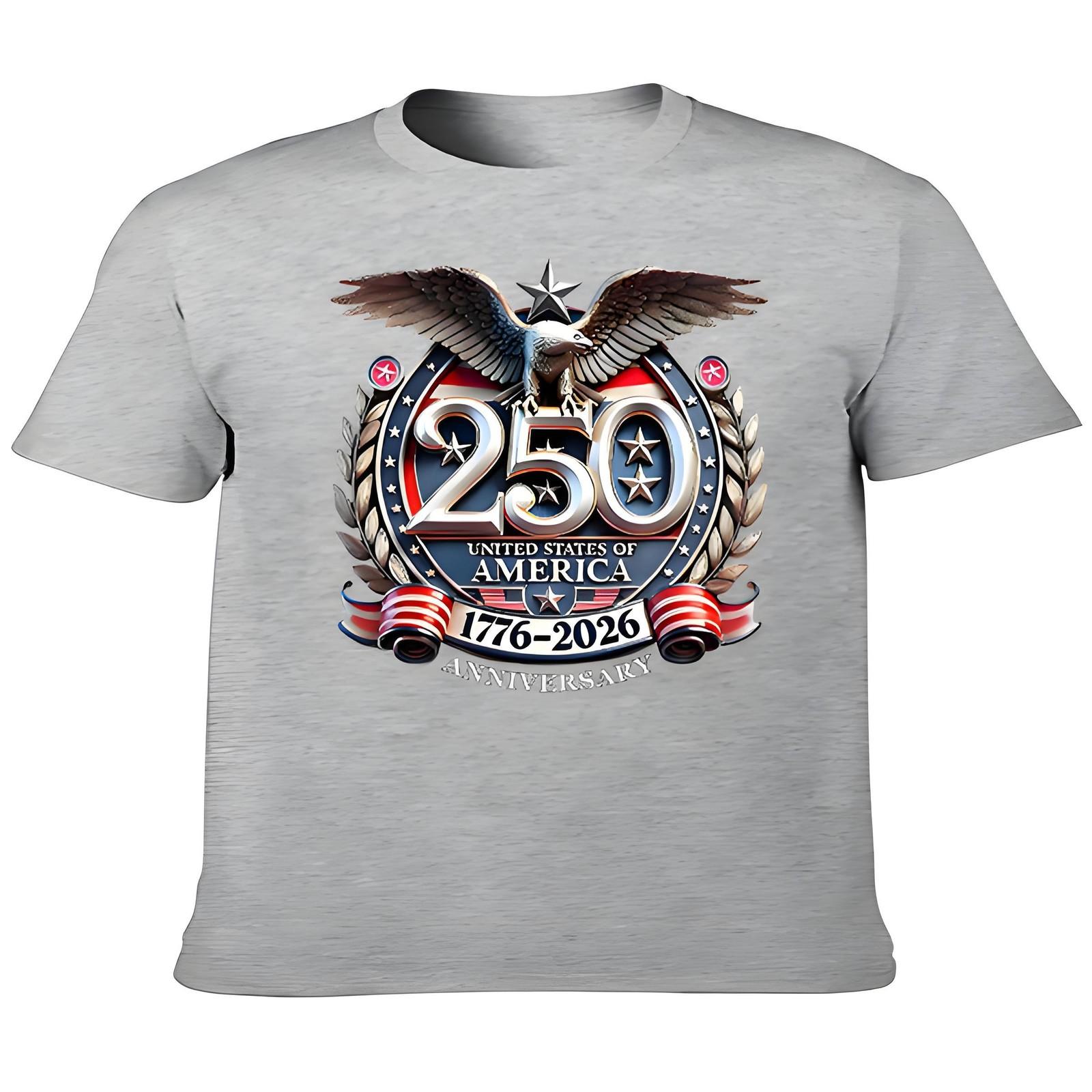 USA Semiquincentennial 250th Anniversary Patriotic Eagle T-Shirt XXXXL